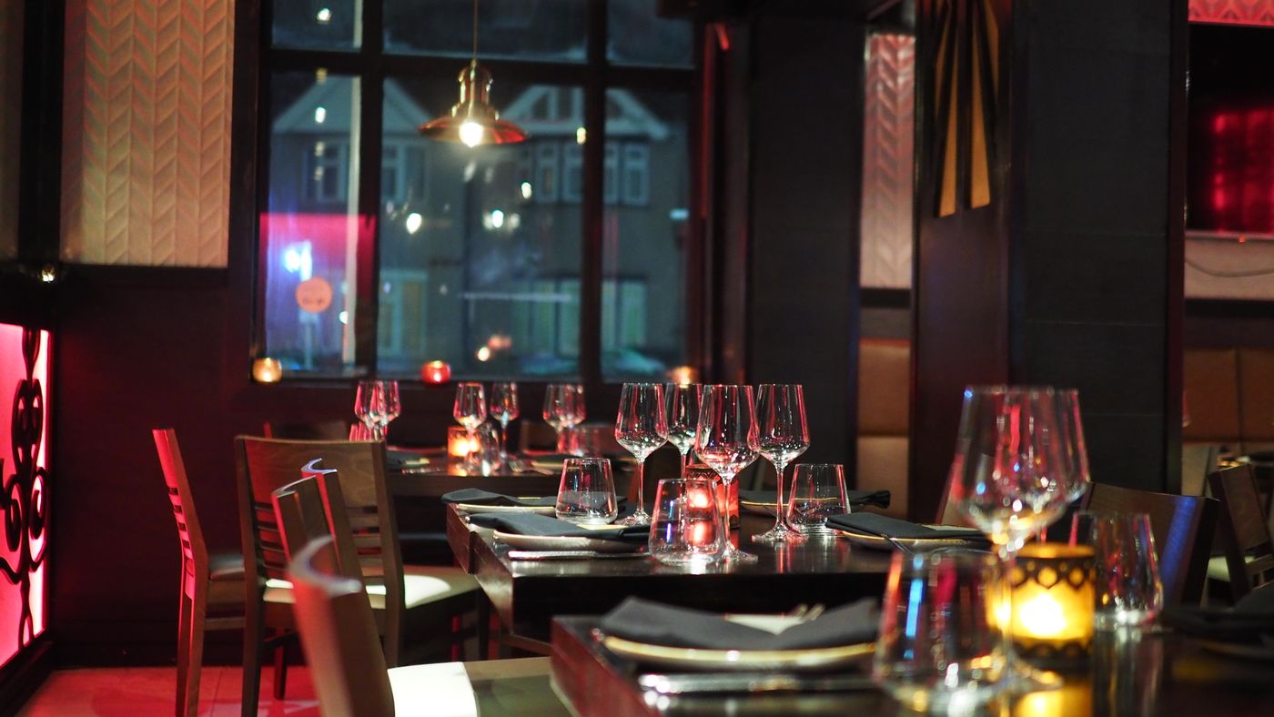 Welcoming lounge and restaurant interior